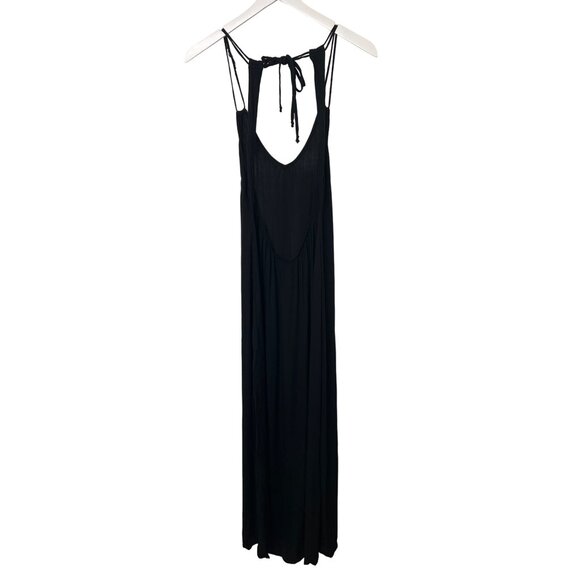 Anthropologie Shoreline Black Open-Back Maxi Dress - Picture 7 of 8